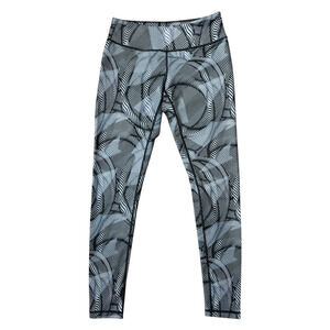 Zella Live In High Waist Leggings – Abstract Black/Gray Graphic Print – Size S